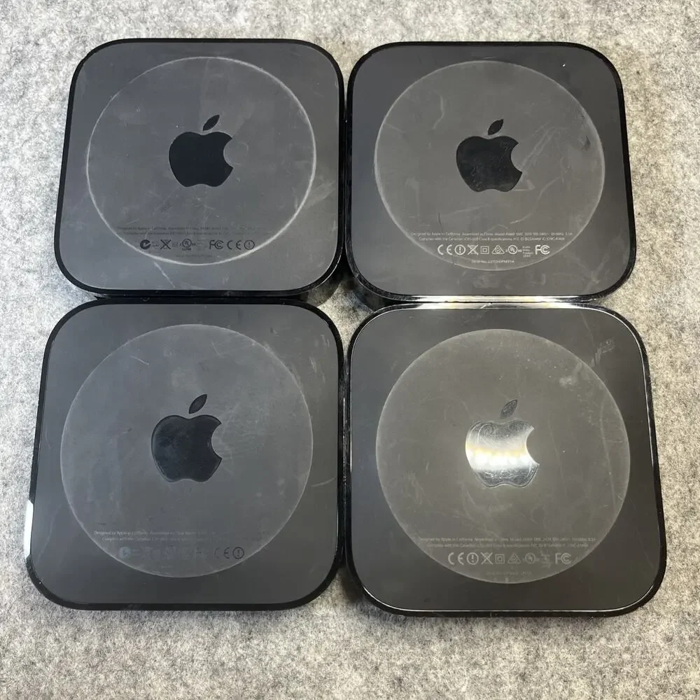 LOT OF 4 Apple TV 3rd Generation A1469(3) & A1427(1) HD Media Streamers Untested